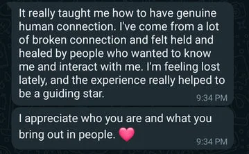 Client testimonial for Tantric Eric