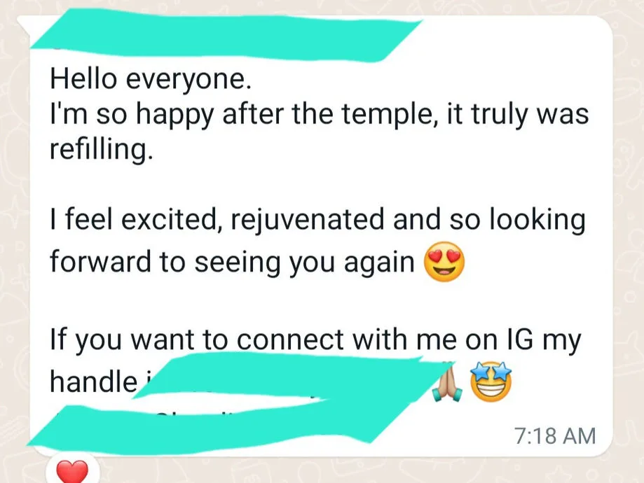 Client testimonial for Tantric Eric