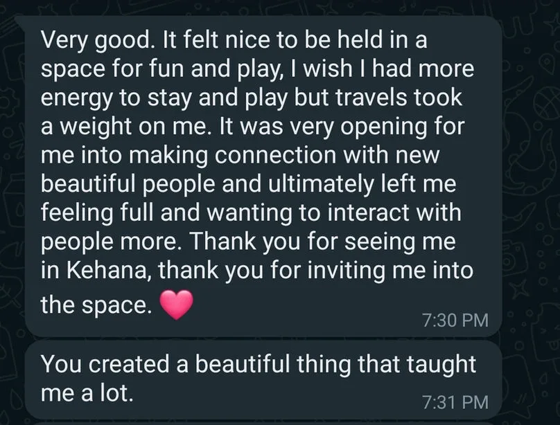 Client testimonial for Tantric Eric