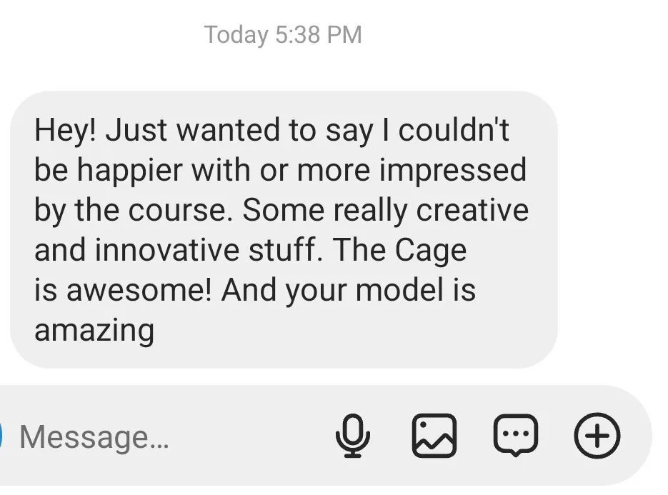 Client testimonial for Tantric Eric
